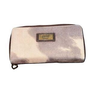 Gigi Hill Los Angeles Multicolor Animal Print Wallet